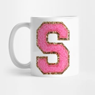 Preppy S Letter Mug